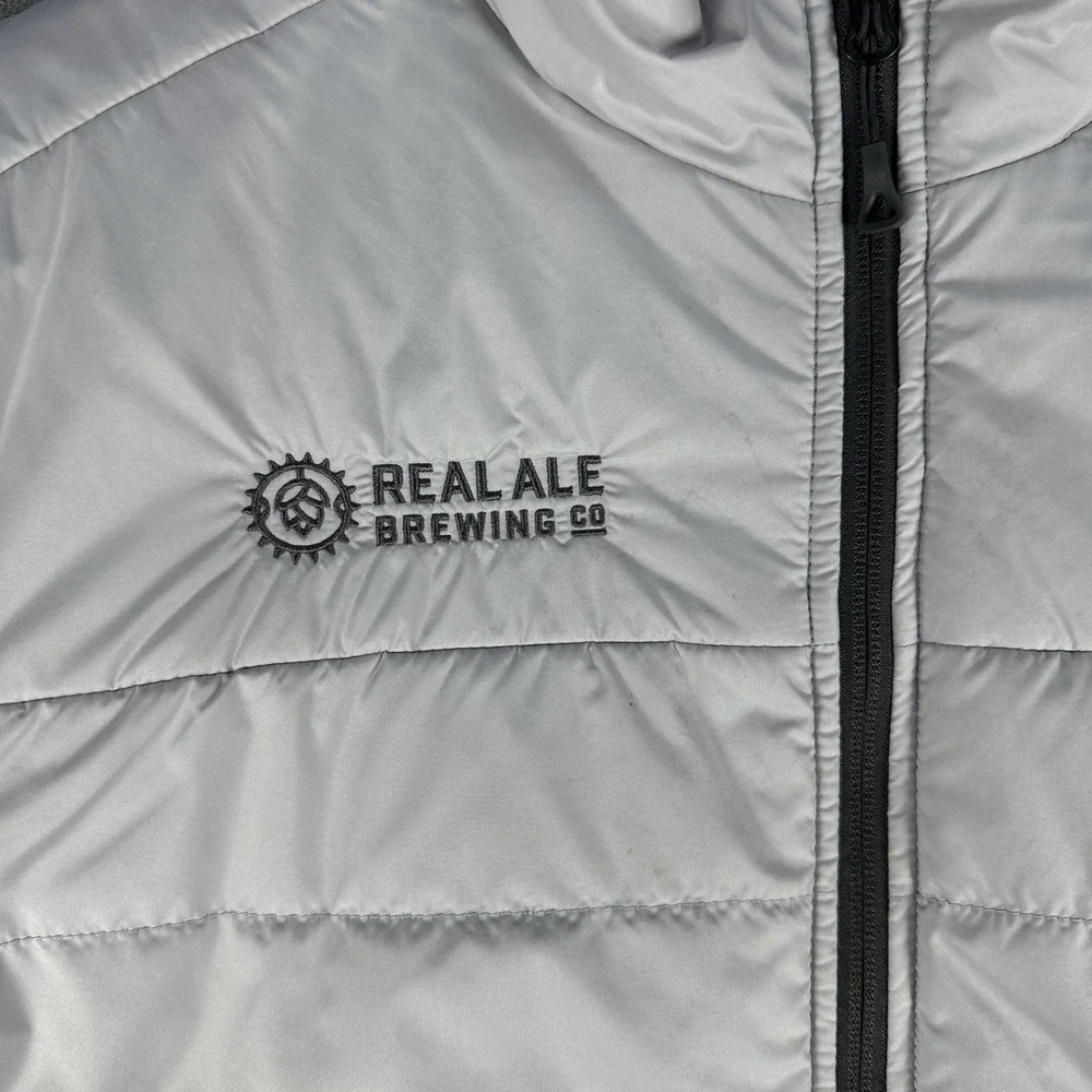 North Face Puffer Jacket Mens Large Grey Bombay Insulated Performance Hiking